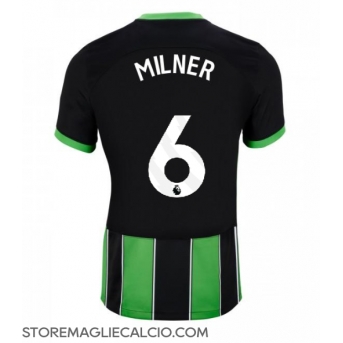 Brighton James Milner #6 Maglia Gara Terza Repliche 2024-25 Maniche Corte